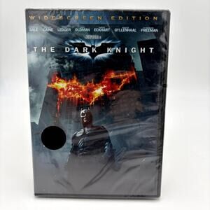 The Dark Knight Widescreen Edition DVD New Sealed Christian Bale Heath Ledger